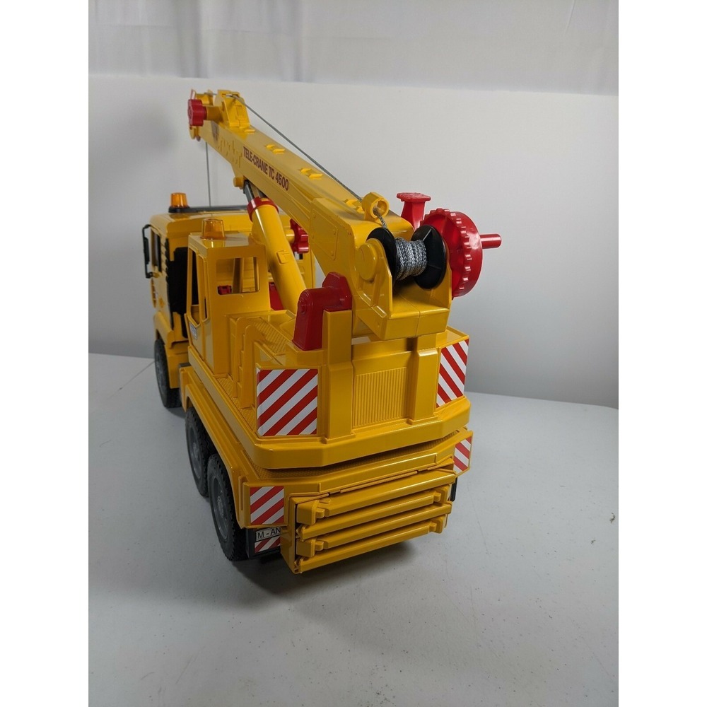 Bruder MAN TGA 41.440 Tele-Crane TC-4500 Construction Toy Truck Germany - Picture 10 of 11